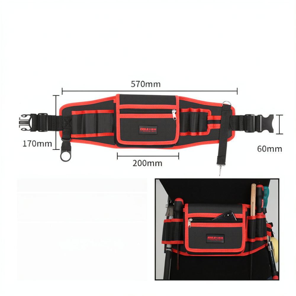 Heavy Equipment Electrician - Bolsa de cintura resistente ao desgaste