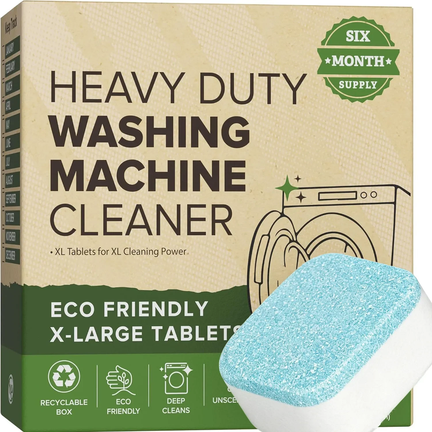 Heavy Equipment Washing - Tabletes de limpeza, descalcificação e desodorização